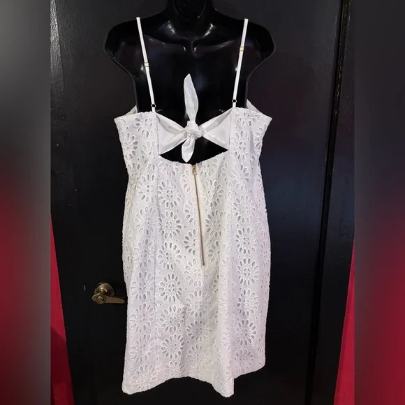 NWT Lilly Pulitzer Shelli oversized pinwheel eyelet dress. Sz 16. - Picture 7 of 17